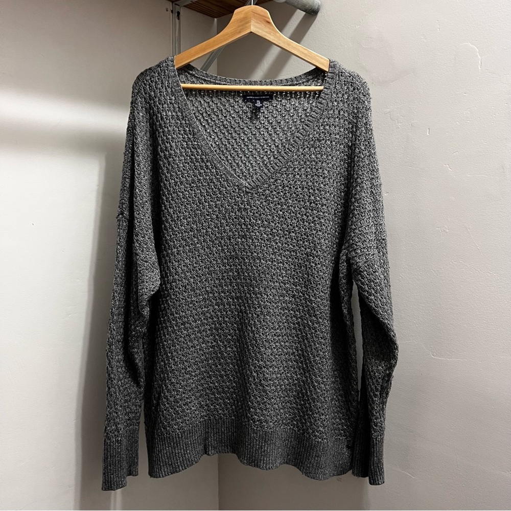 American Eagle Outfitters Tunic Long Sleeve size XXL V-neck sweater knit top